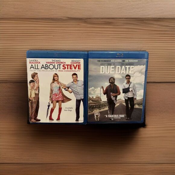 Comedy Blu-ray Bundle All About Steve & Due Date - Picture 1 of 9